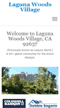 Mobile Screenshot of lagunawoodsvillage.info